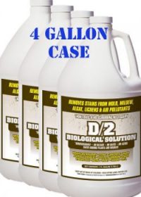 D/2 Biological Solution – 4 Gallon Case (Includes 4 one gallon size containers)