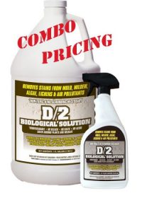 D/2 Bio Combo -  1 Gallon & 1 Quart (32 oz) Reusable Spray Bottle