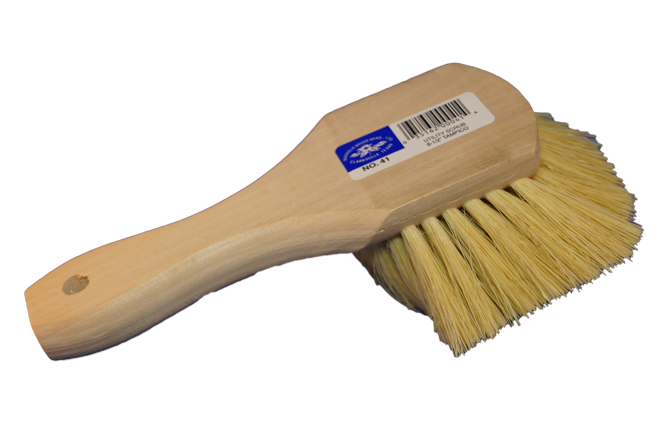 The Brushman, 8 Counter Brush w/Black Tampico Fill