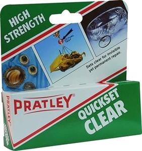 Pratley Quickset Glue - Clear 40 mL Carded Pack
