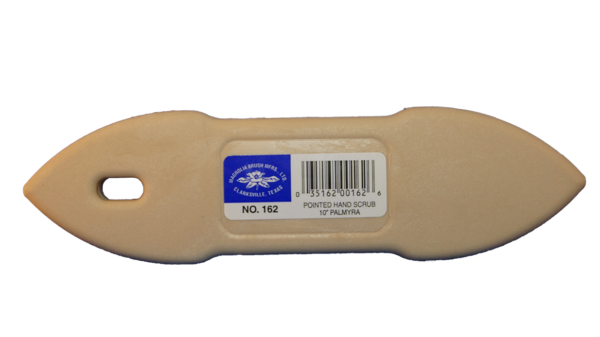 9" Pointed Plastic Scrub Brush - Palmyra #162 - Image 5