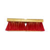 10" Red & Cream Plastic Stucco Applicator Brush #2710