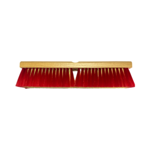 14" Red & Cream Plastic Stucco Applicator Brush #2714