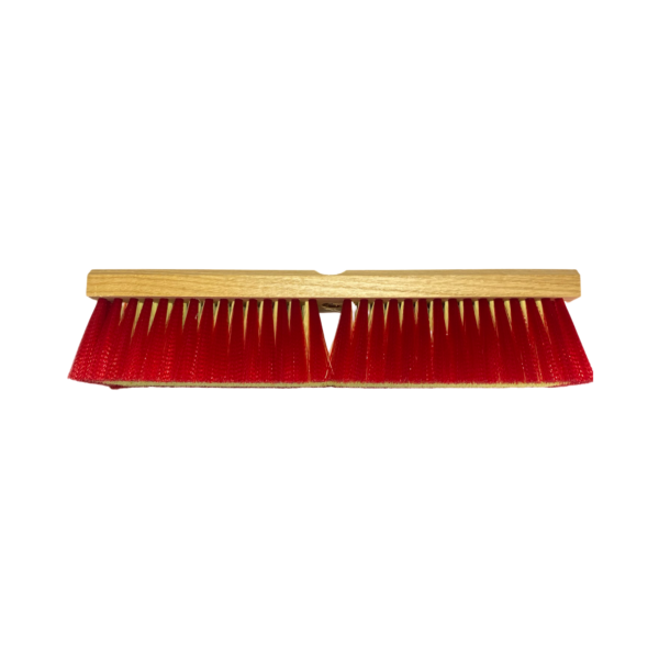 14" Red & Cream Plastic Stucco Applicator Brush #2714