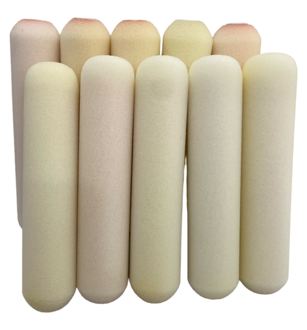 6" High-Density Mini Foam Roller (10 pack)
