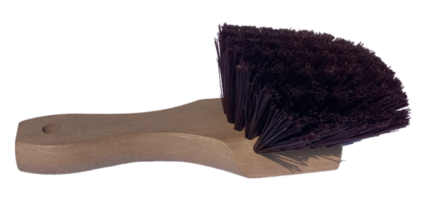 8" Hardwood Fender Brush - Brown Plastic #68