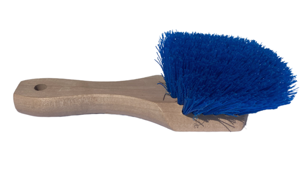 8" Hardwood Fender Brush - Crimped Blue Plastic #68-B