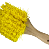 8" Hardwood Fender Brush - Yellow Plastic #68-C