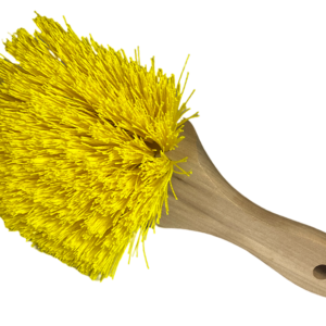 8" Hardwood Fender Brush - Yellow Plastic #68-C