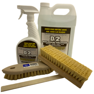 Veteran 50 Headstone Cleaning Kit (1 Gallon & 1 Quart of D/2 Biological Solution)