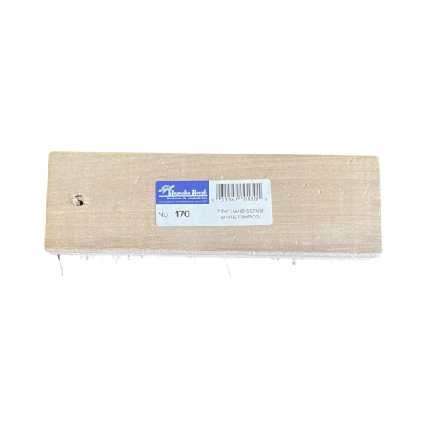 7 1/4" Hand Scrub white Tampico #170 - Image 2