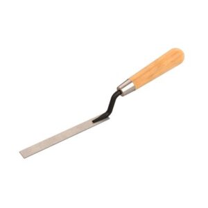 SQUARE END CAULKING TROWEL - 6" X 3/8" WITH WOOD HANDLE #81-106